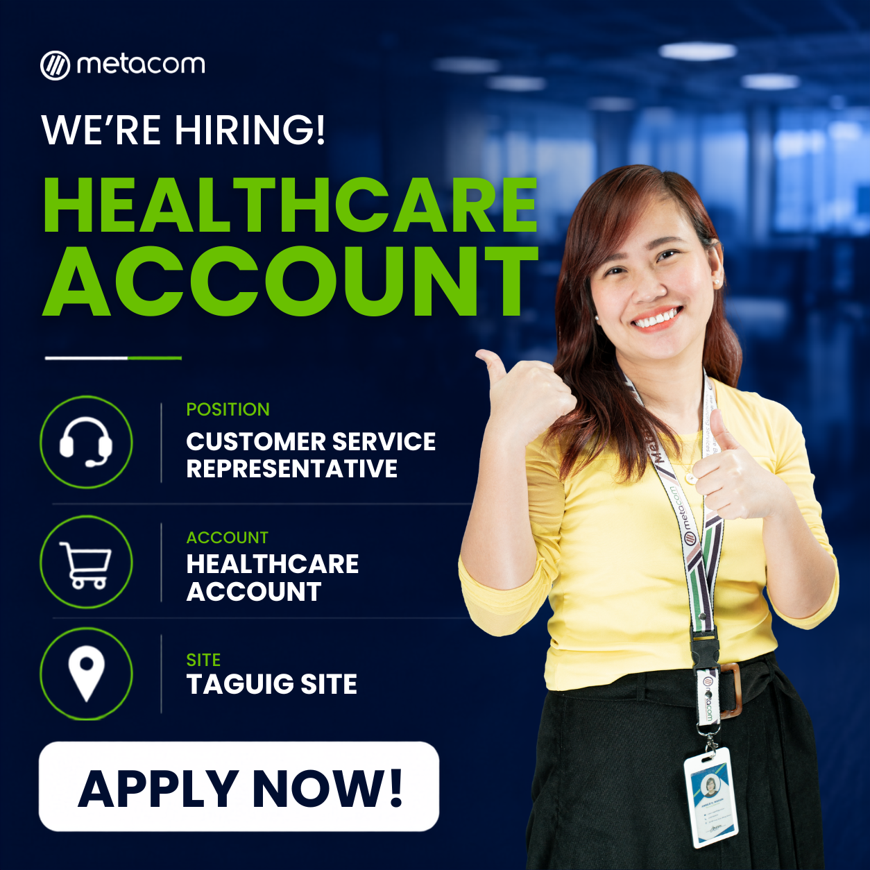 Healthcare Support Representative – Taguig Site