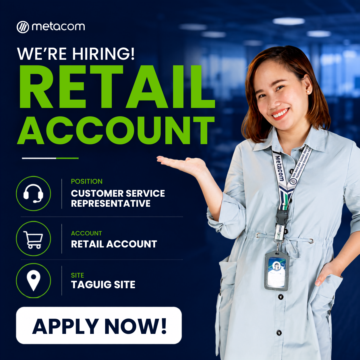Retail Account Specialist l Taguig Site