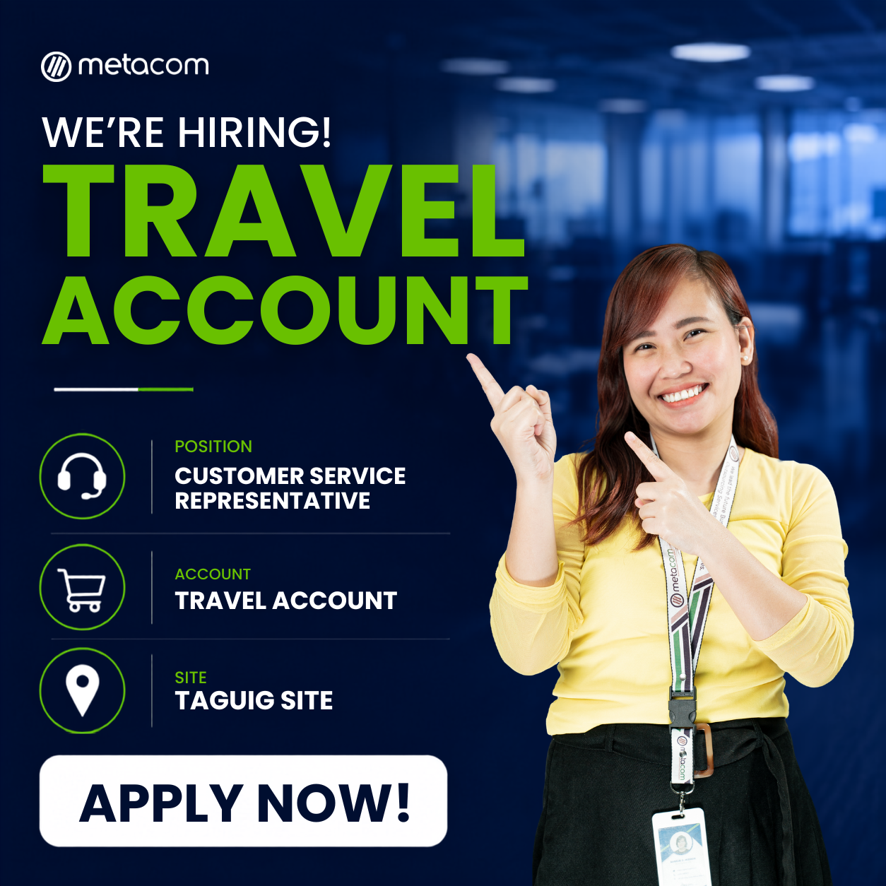 Travel Services Representative l Taguig Site